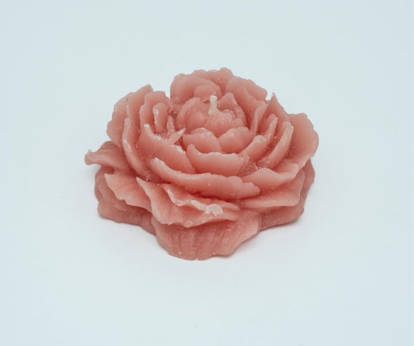 Flower-Shaped Soy Wax Candle - Petite Bloom of Fragrance (22g, 3-Hour Burn)
