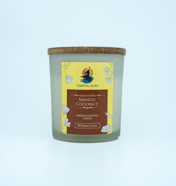 Eco-Friendly Premium Scented Jar Candle – 120g (20-Hour Burn, Soy-Coconut Wax, Frost Jar with Lid) - Image 6