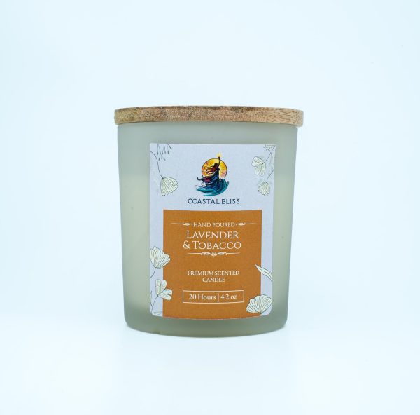 Eco-Friendly Premium Scented Jar Candle – 120g (20-Hour Burn, Soy-Coconut Wax, Frost Jar with Lid) - Image 3
