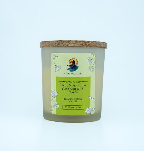 Eco-Friendly Premium Scented Jar Candle – 120g (20-Hour Burn, Soy-Coconut Wax, Frost Jar with Lid) - Image 2