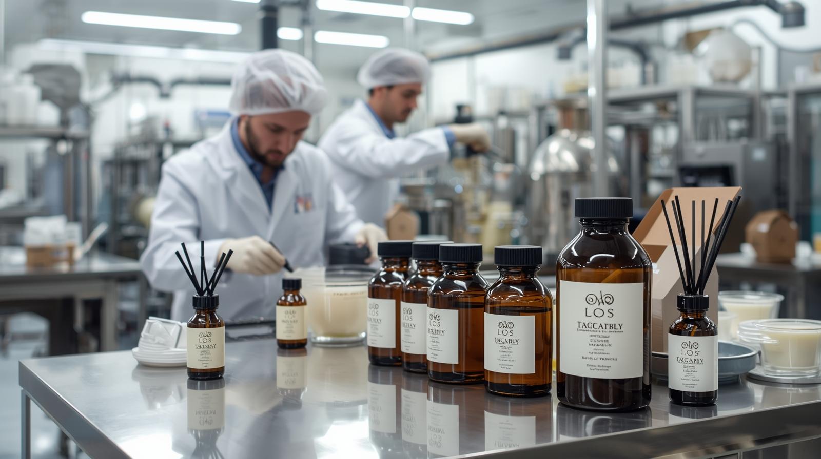 Contract manufacturing facility for scented candles and home fragrance products at Kago Infinity Exims Sullia Karnataka India