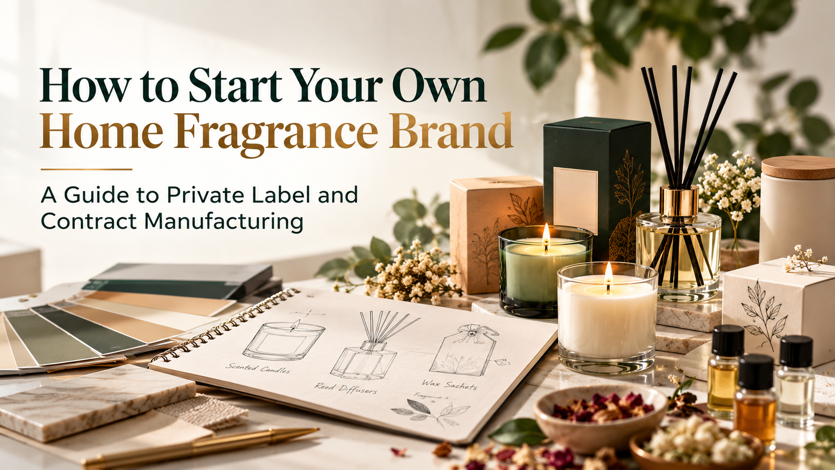 How to Start Your Own Home Fragrance Brand: A Guide to Private Label and Contract Manufacturing